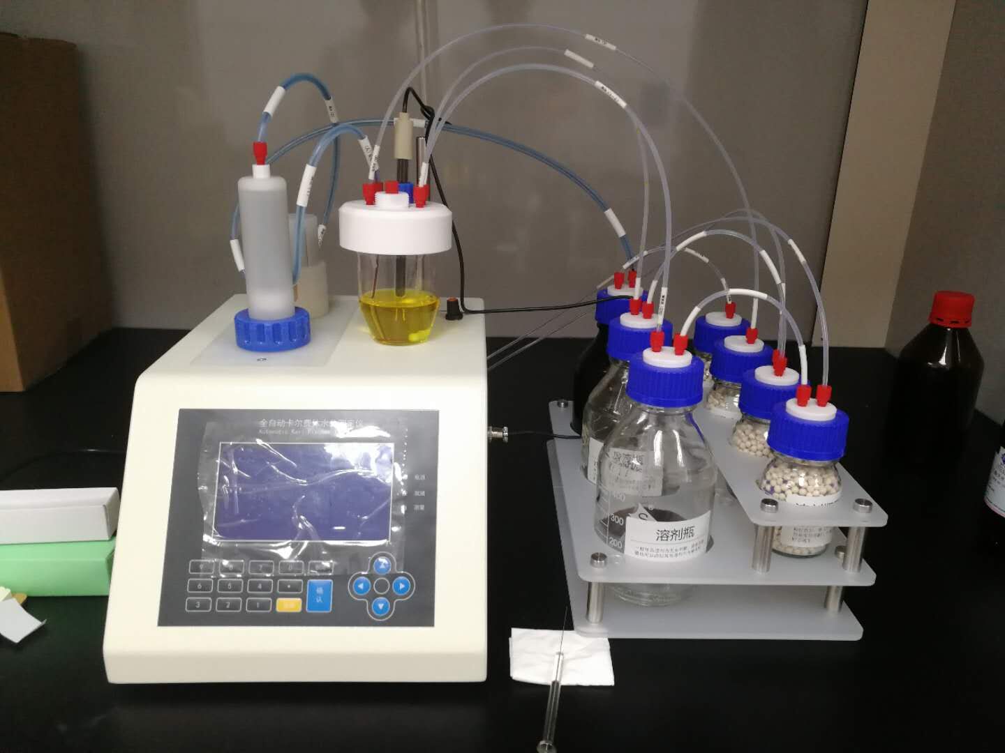 江蘇福瑞達(dá)新材料有限公司購(gòu)買我司S-300全自動(dòng)卡爾費(fèi)休水分測(cè)定儀